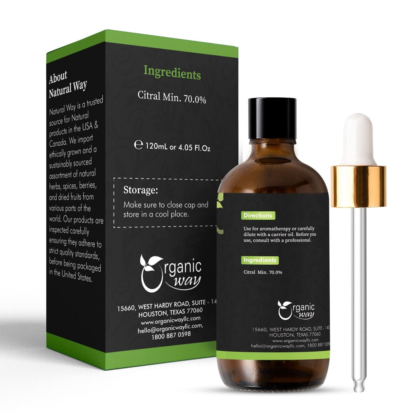 Lemongrass Essential Oil | Premium Grade Essential Massage Oils 4 Fl Oz (120 Ml)