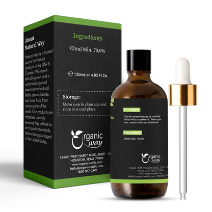Lemongrass Essential Oil | Premium Grade Essential Massage Oils 4 Fl Oz (120 Ml)