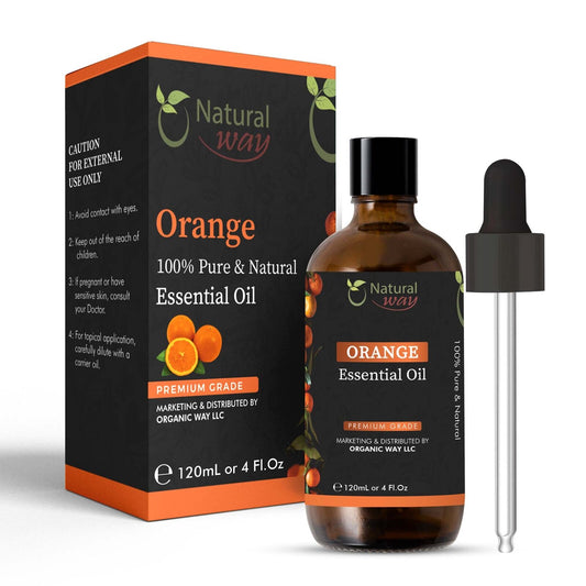 Orange Essential Oil | Premium Grade Essential & Massage Oils 4 Fl Oz (120 Ml)